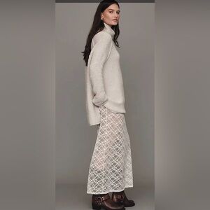 Anthropologie Pilcro Mock-Neck Tunic Sweater
